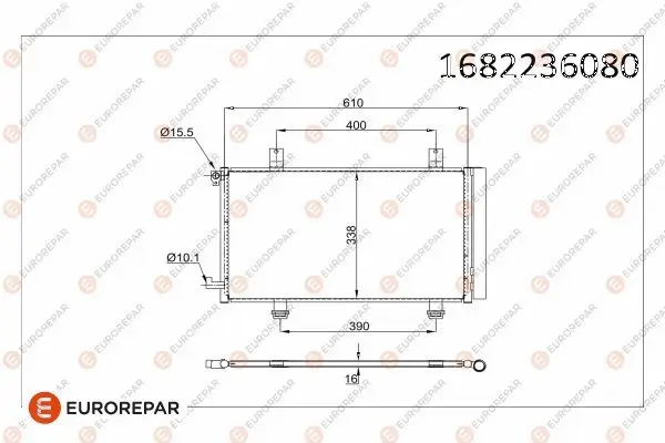 Psa / Erp Klima Radyatörü Suzuki Sx4 (Ey,Gy) Fiat Sedıcı (189_)
