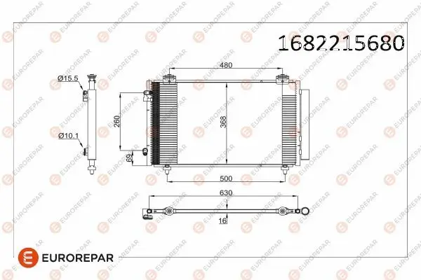 Psa / Erp Klima Radyatörü Toyota Corolla (_E12_)