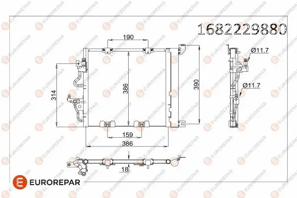 Erp Klima Radyatörü Astra H Zafira B
