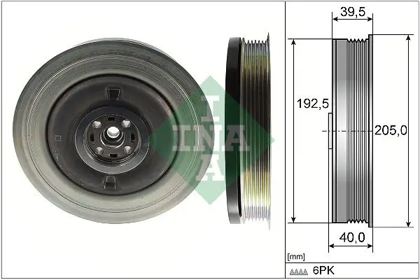 Volvo S60-S90-Xc60-Xc90 Krank Kasnağı 31401195