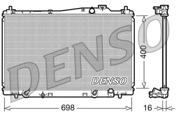 Su Radyatörü Honda Stream 01-06 16mm