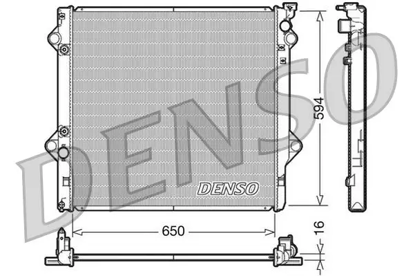 Su Radyatörü Toyota Fj Cruiser 650×594X16 05-18