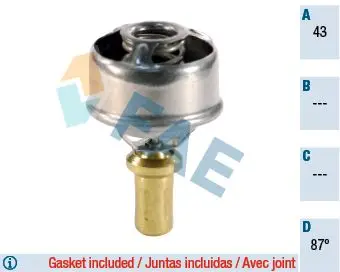 Termostat (89°) R9 R11 R21 Concorde Clio I