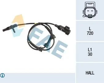 ABS Sensörü Arka R-L Range Rover Evoque 11-19