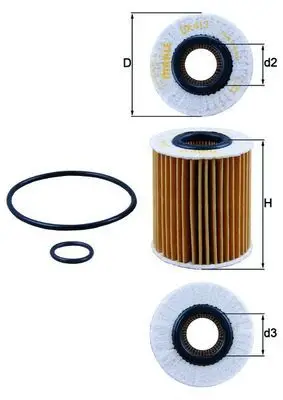 Filtre Yağ-(Toyota Avensis 06 / 12 2.0 D4d-2.2 D4d Dizel / Rav4 06 / 12 2.0 D4d-2.2 D4d Dizel)