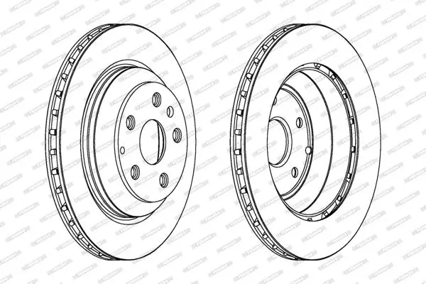 Arka Fren Diski-358×28 5×130 (VW Touareg 03-10 Audi Q7 06-15 Porsche Cayenne 03-10)