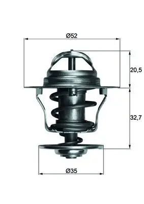 Termostat (92°) Connect 02-13 T12 T15 92-00 Escort IV / V / VI / VII 1.6 16V / 1.8 16V / 1,8Td 92-00