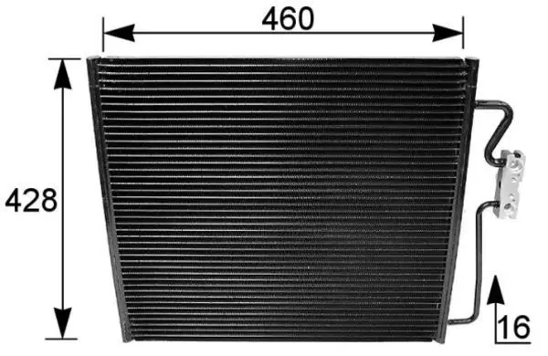 Klima Radyatörü E-38 (94-97) (Ac154001s)