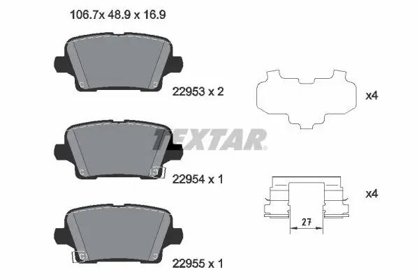 Fren Balatası Opel Insignia B (17 Jant) Arka