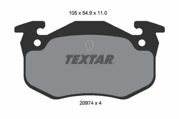 Fren Balatası Peugeot 106 / 206 / 306 Arka