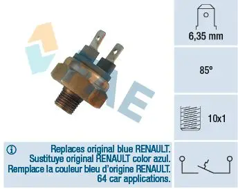 Fan Müşürü VW A80 Passat E.M 2.2 1983-1988 85°C