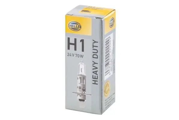 Ampül 24V Halojen H1 70W P14,5S (Uzun Far-Sis Farı)