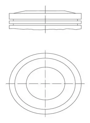 Piston + Segman 0.50 78.10mm (Opel Corsa C-Astra 1.4 Z Xe)