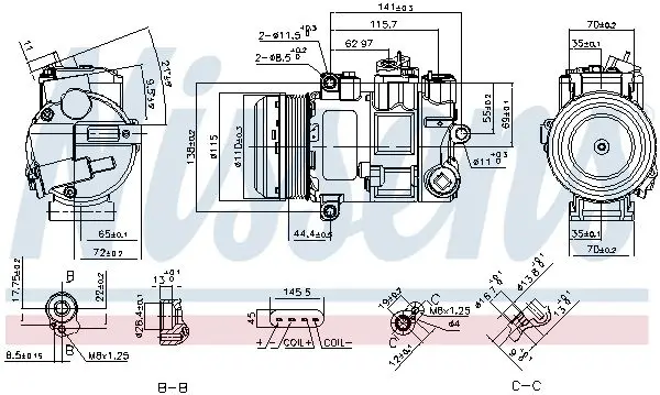 Klıma Kompresoru Mercedes W204-W212 Om651