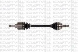 Aks Ön Sol Komple (Dıs Freze:25 Ic Freze:24 Boy: 625mm) P307 C4 Dv4td (1.4 HDI) P307 Picasso Partner Tepe Berlingo III Dv6 (1.6 HDI) P307 Tu5jp4 (1.6 16V)