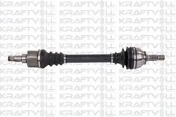 Aks Ön Sol Komple 307 C4 Dıs Freze 25 Ic Freze 22 Boy 633mm Tu5jp4 1.6 16V Et3j4 1.4 16V 01-08