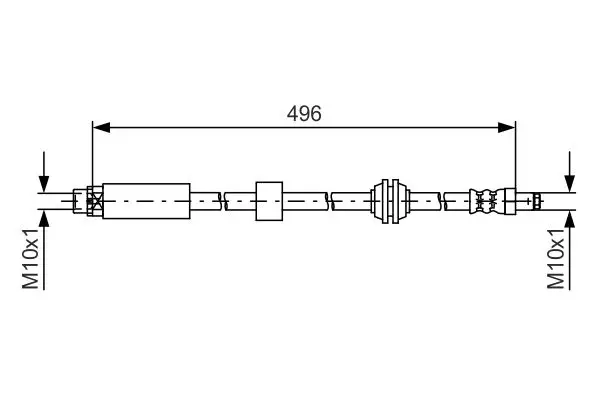 Bosch / Fren Hortumu Ön E-60 / 61 İç