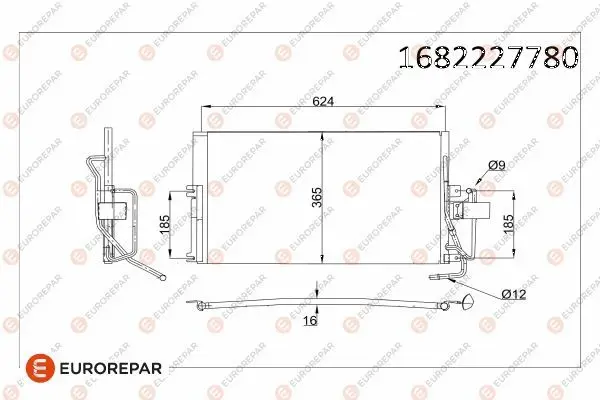 Psa / Erp Klima Radyatörü Opel Vectra B (J96)