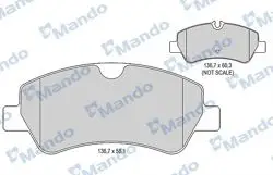 Fren Balata Arka 13 > Transit.Custom 2.2Tdci