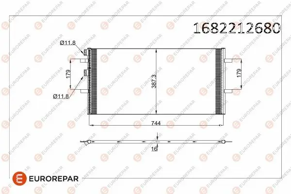 Psa / Kondanser Klima Radyatörü (Ford: Transit 2.2Tdı V347 06 -)