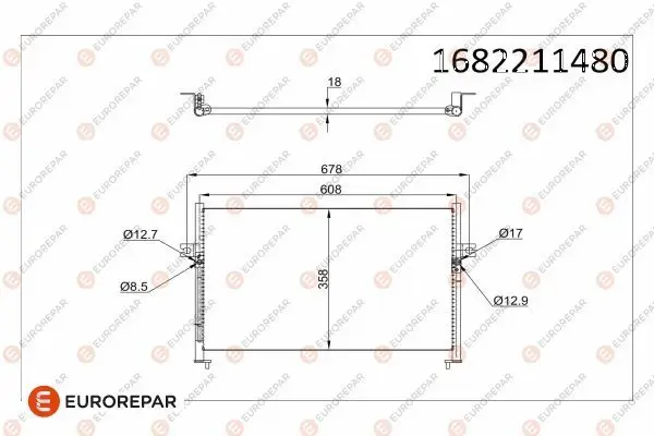 Psa / Erp Klima Radyatörü Hyundai H1 Starex 2.5 97 -