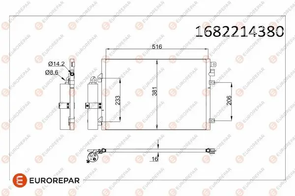 Psa / Erp Klima Radyatörü Renault Clio II (Bb_,Cb_) Logan I (Ls)