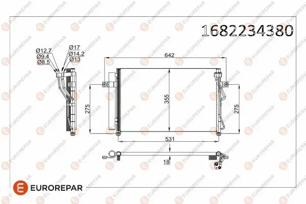 Psa / Erp Klima Radyatörü Hyundai Getz (Tb) Dizel 1.5