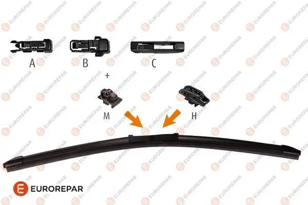 Psa / Erp Silecek Süpürgesi Sol Muz 600 mm 301 Oem No 1642335480