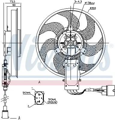 Fan Motoru Sol VW Touareg Audi Q7