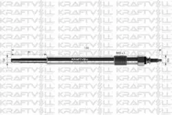 Kızdırma Bujisi 11,5V Jumper 2.2 HDI Mondeo-S-Max 1.8-2.0 TDCI Transit V184 11,5V 01- > Buji Marka