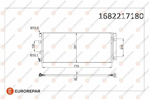 Psa / Erp Klima Rad. Movano B (X62) Nissan Nv400 (X62,X62b) Renault Master III