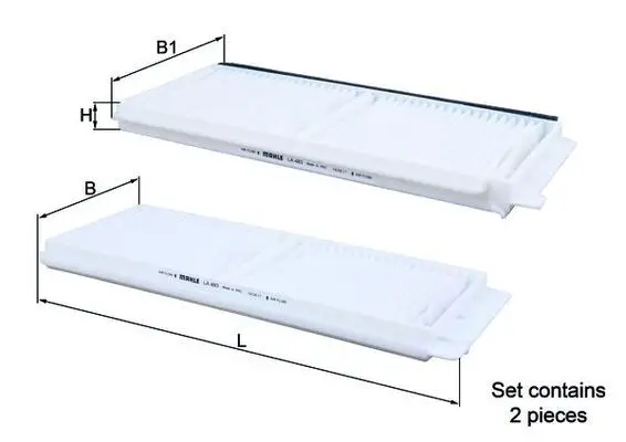 Polen Filtresi Set