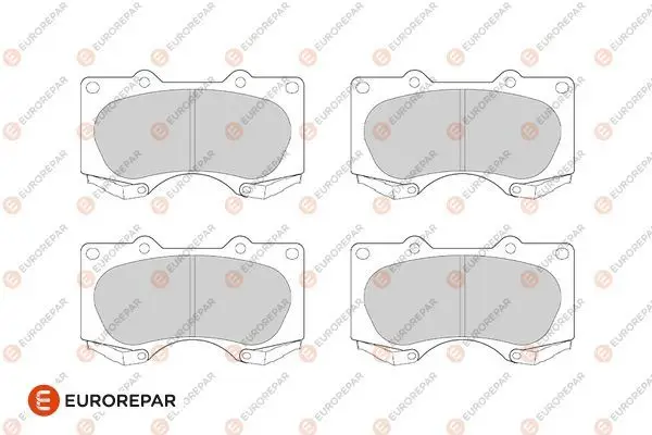 Ön Fren Balatası Toyota Hilux (2009–2012) / Land Cruiser (2003→) / Mitsubishi Pajero (2007–2012)