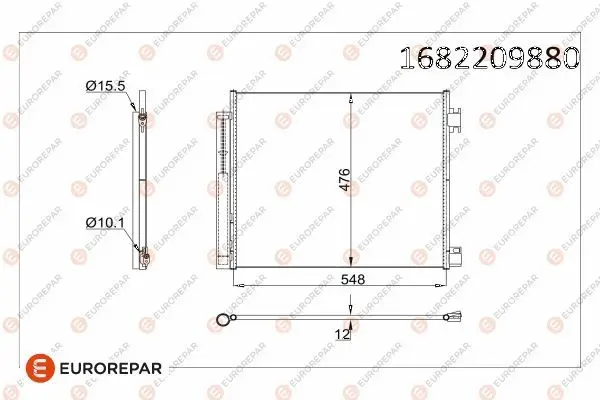 Psa / Erp Klima Rad.Renault Kadjar Nissan Qashqai II