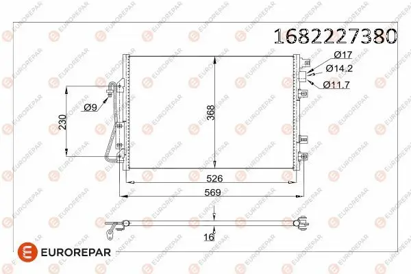 Psa / Erp Klima Radyatörü Nissan Kubistar (X76) 1.2 1.6 Benzin 1.5 Dizel