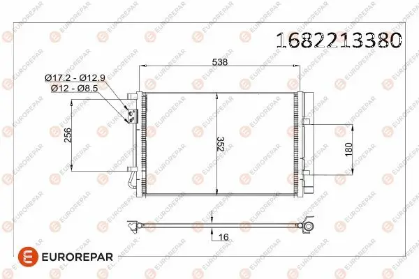 Psa / Erp Klima Radyatörü Hyundai i20 II (Gb,Ib) i20 II Coupe (Gb) i20 Active (Ib,Gb)