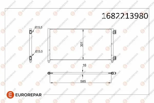 Psa / Erp Klima Radyatörü Kia Sportage III (Sl) Hyundai İx35 (Lm,El,Elh)