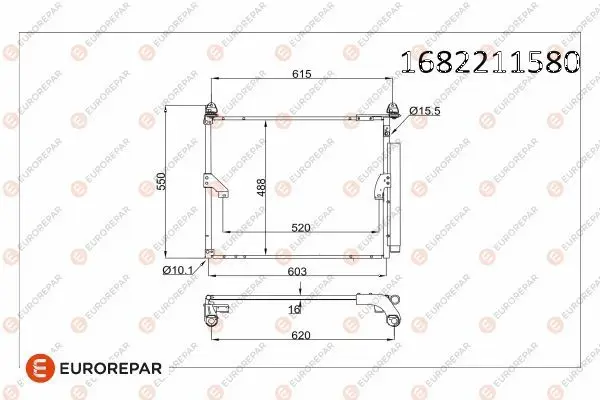 Psa / Erp Klima Rad.Toyota Land Cruiser Prado 4.0 Benzinli