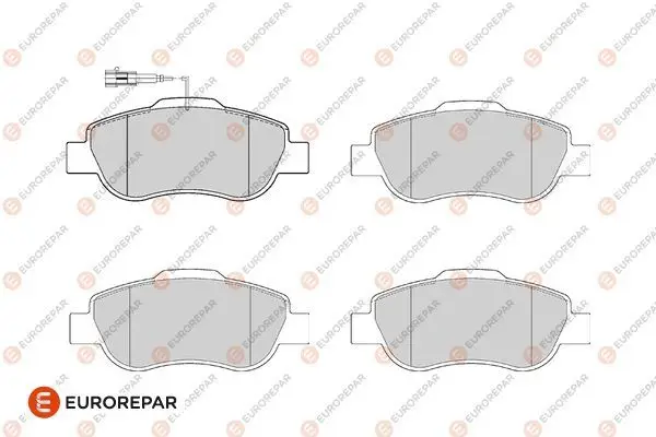 Psa / Erp Fren Balatası Ön (122mm) Fiorino 07 -