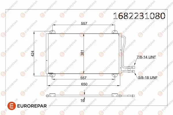 Psa / Erp Klima Radyatörü Mercedes Benz Sprinter