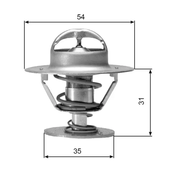 Termostat 82 C (Ford: Taunus / Audi: 100)