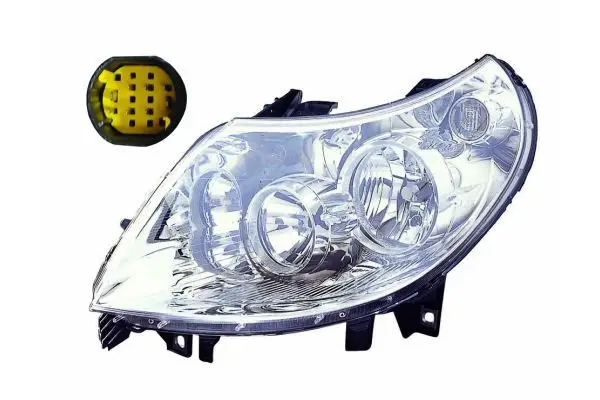 (Aydınlatma) / Ön Far Sağ Motorlu Citroen Boxer / Jumper / Ducato 06-Sarı Soket