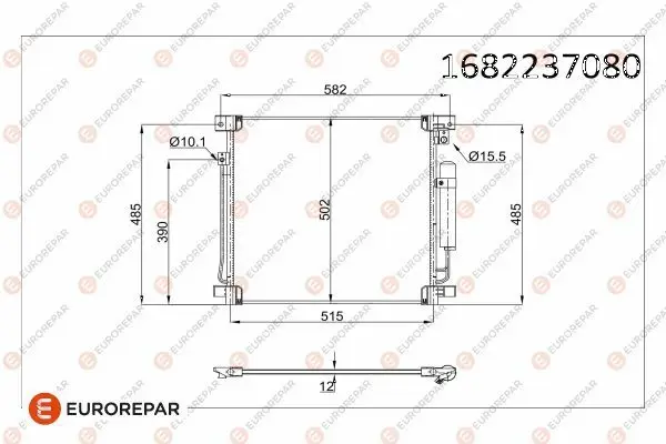 Psa / Erp Klima Radyatörü Fiat Fullback Mitsubishi Pajero Sports III L200