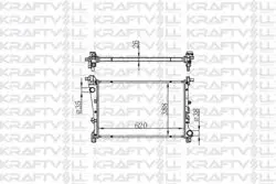Motor Su Radyatörü Egea Cross 1,3 / 1.6 Mjet / 1.4 Benzinli (Mt) (620*398*26) Brazing Radyatörü Marka