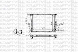 Motor Su Radyatörü Manueltapasız BMW E81 E82 E87 E88 E90 E91 E92 E93 X1 E84 Z4 E89 (600*458*26) Brazing (Mt) Radyatörü Marka