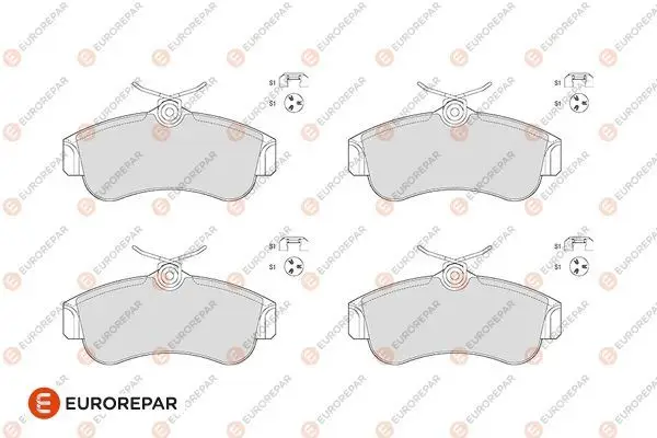 Psa / Erp Fren Balatası Ön (130mm) Almera II 00-Primera 90-(Tamir Takım Kit) Gdb3271