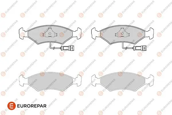 Psa / Erp Fren Balatası Ön (151mm) Kablolu Fiesta III 86-(Tamir Takım Kit) Gdb238