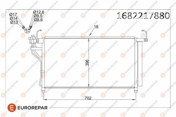 Psa / Erp Klima Radyatörü Hyundai H-1 Travel (Tq) Cargo (Tq)