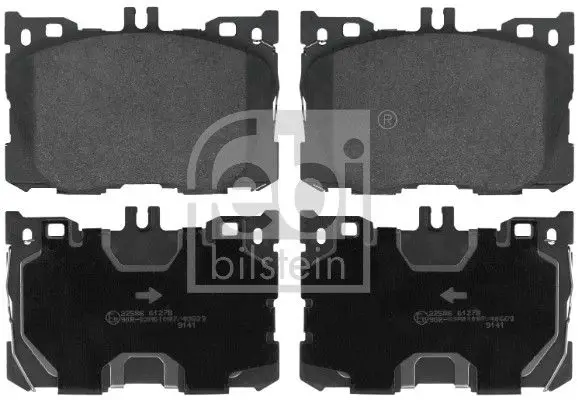 / Fren Balatası Ön 4-Matic W205 18-C257 18-W213 18-C238 18-C253 19-Eqc N293 19 -