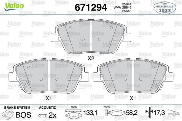 Ön Fren Balatası Hyundai Elantra 2011- Elantra 2016- Kia Optıma 2012- Cerato 2015-